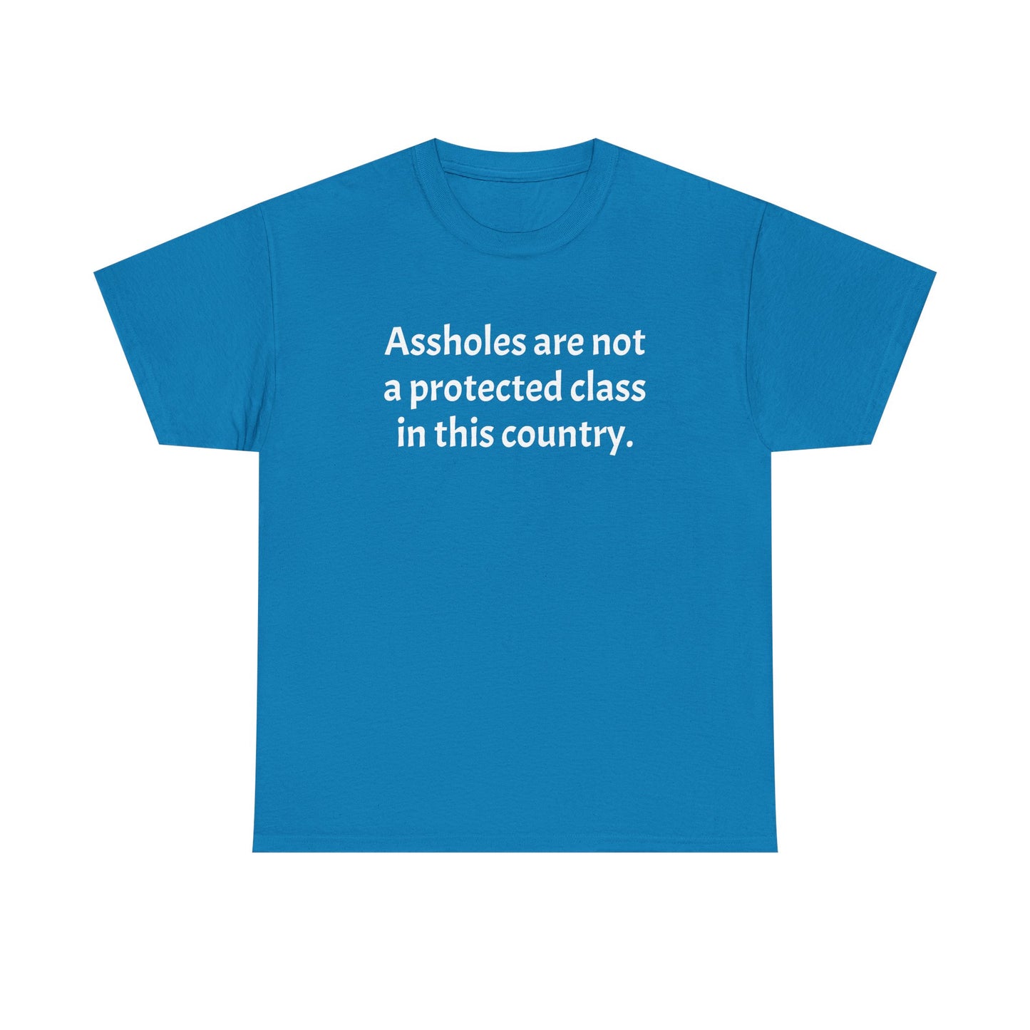 Unisex "Assholes are not a protected class"